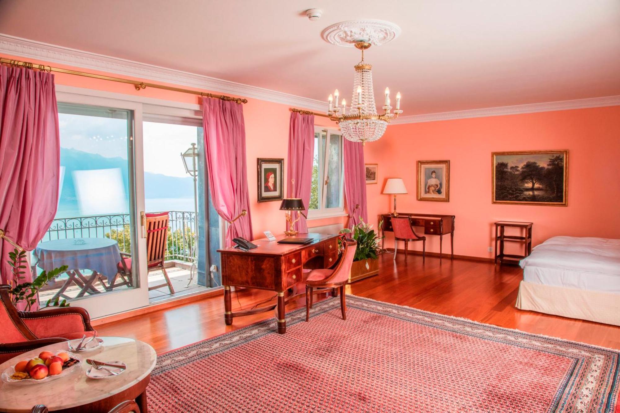 Hotel Victoria Glion Montrö Oda fotoğraf