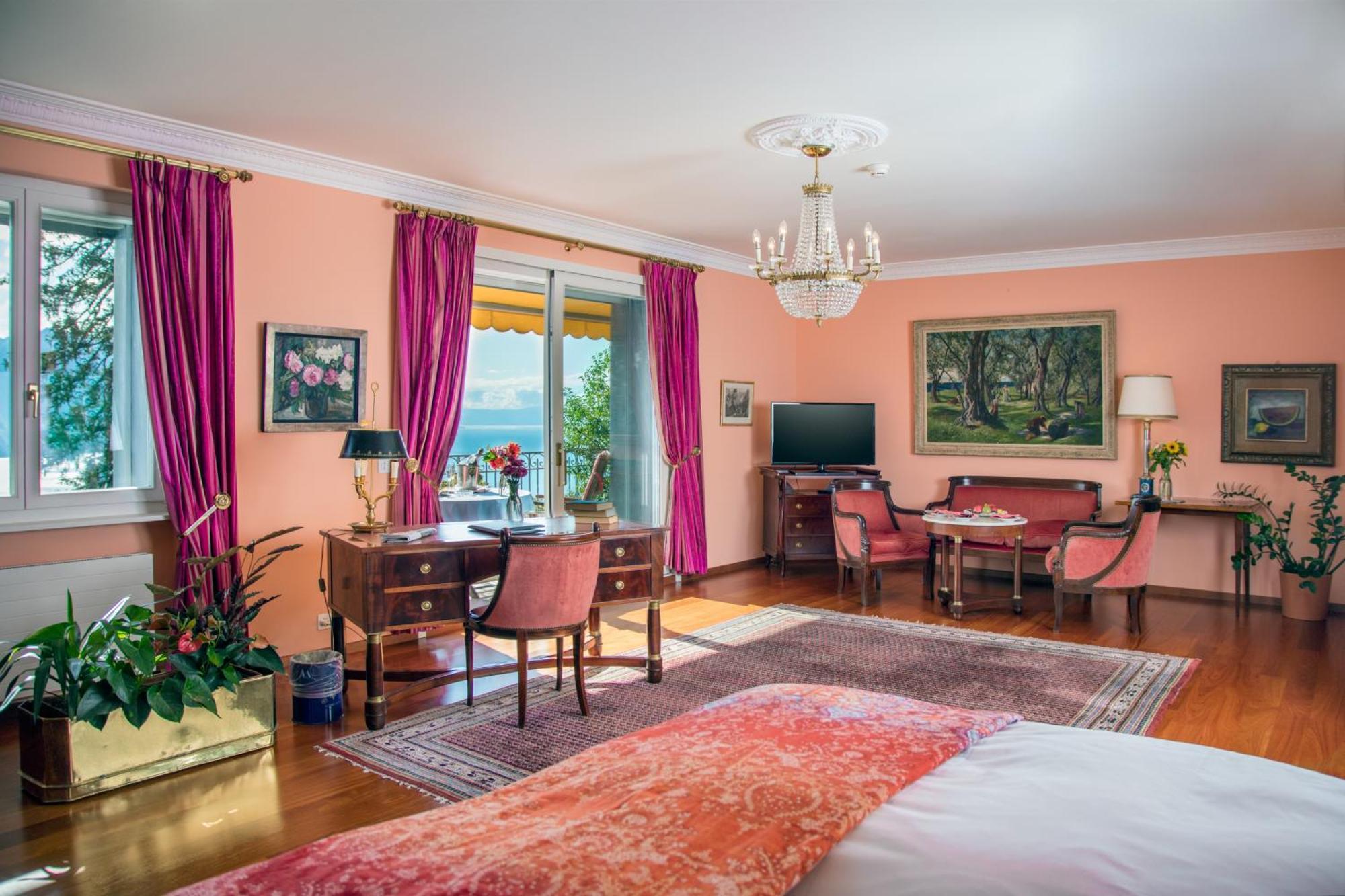 Hotel Victoria Glion Montrö Oda fotoğraf